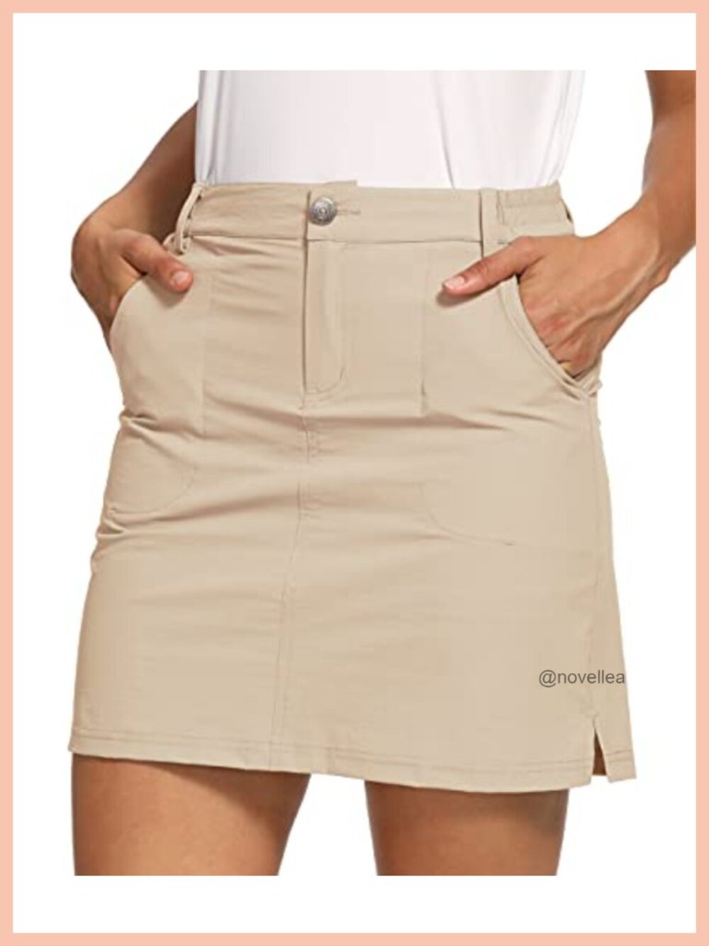 Women's Outdoor Skort Golf Active Athletic Hiking Quick Dry with Pockets UPF 50